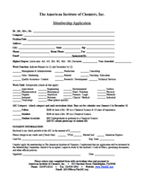 Membership Application