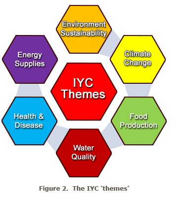 Figure 2.  The IYC ‘themes’